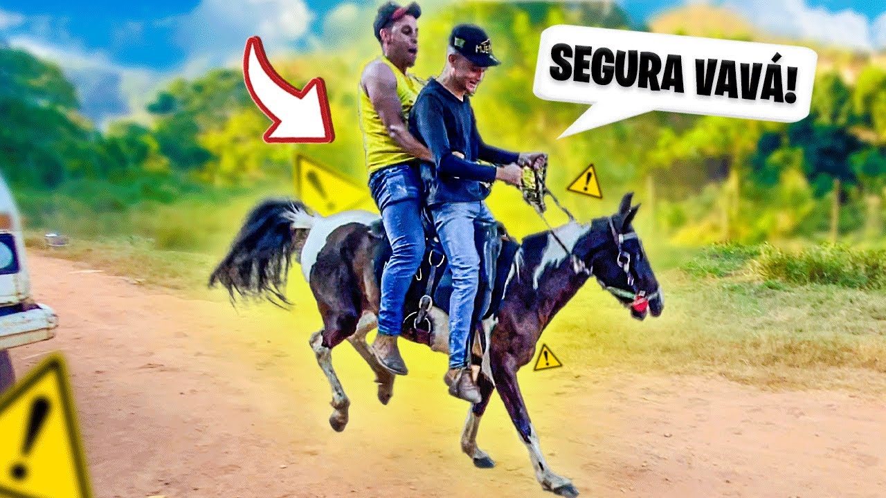 MONTEI na MINHA POTRA e ELA PULOU COMIGO e MEU AMIGO !!