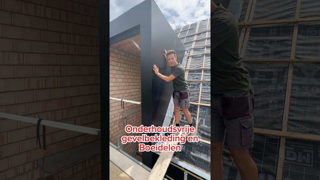 Onderhoudsvrije gevelbekleding en boeidelen
