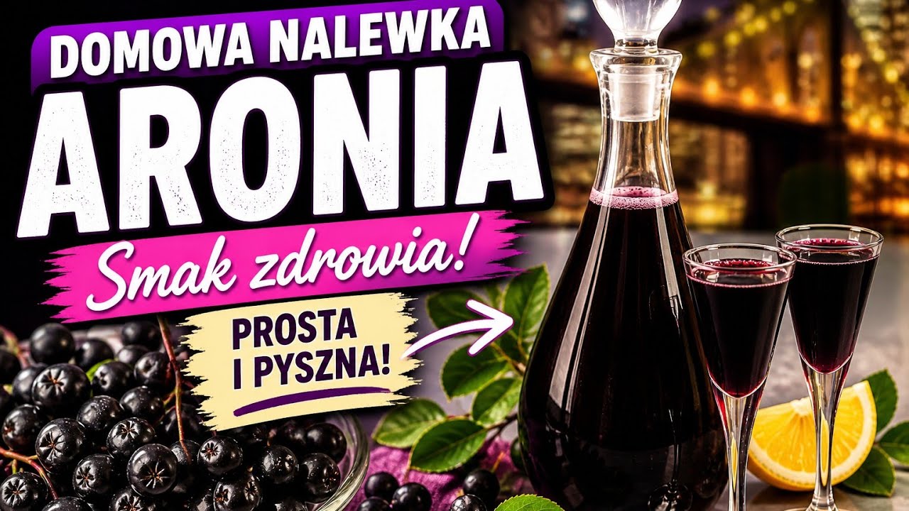 Nalewka z aronii (Chokeberry tincture)