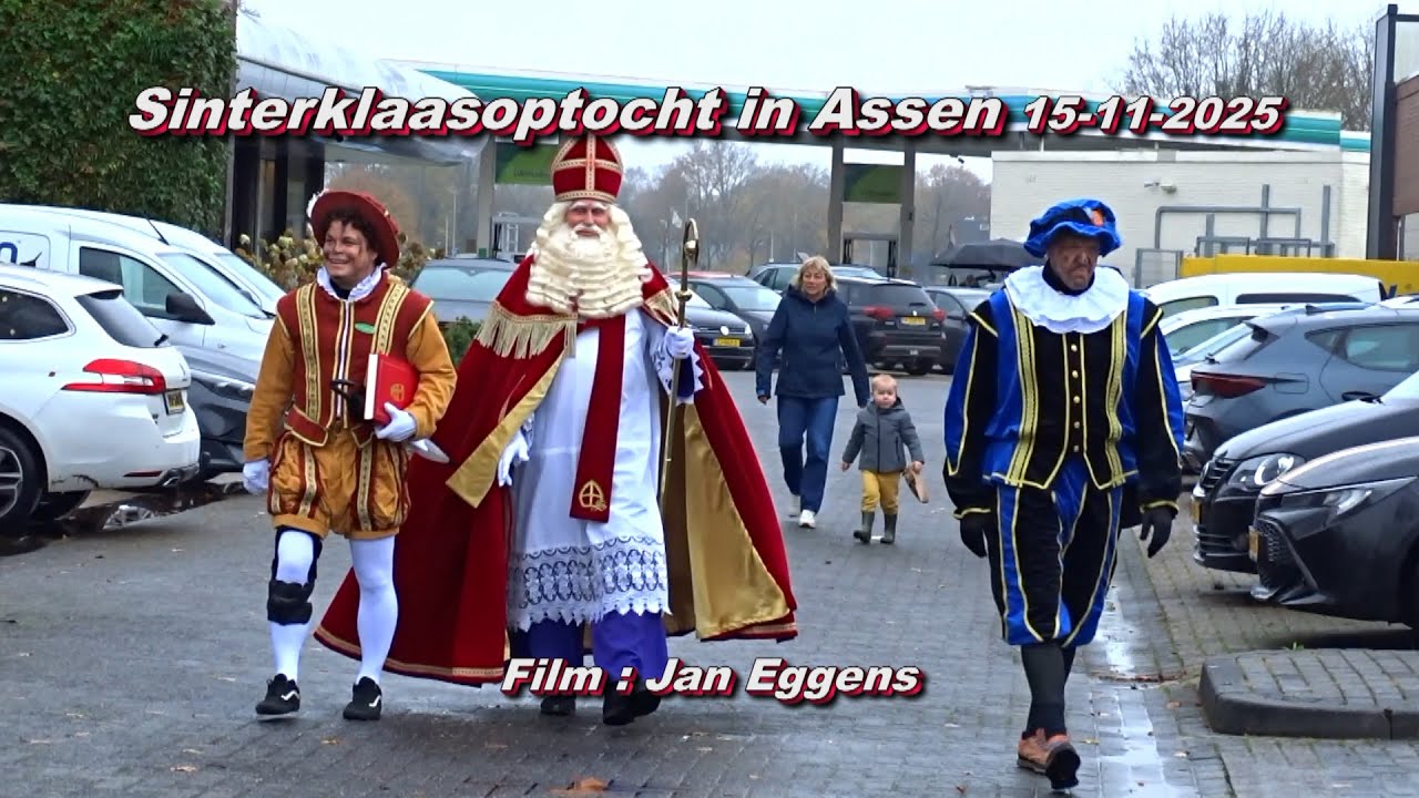 Sinterklaas optocht in Assen 15 11 2025