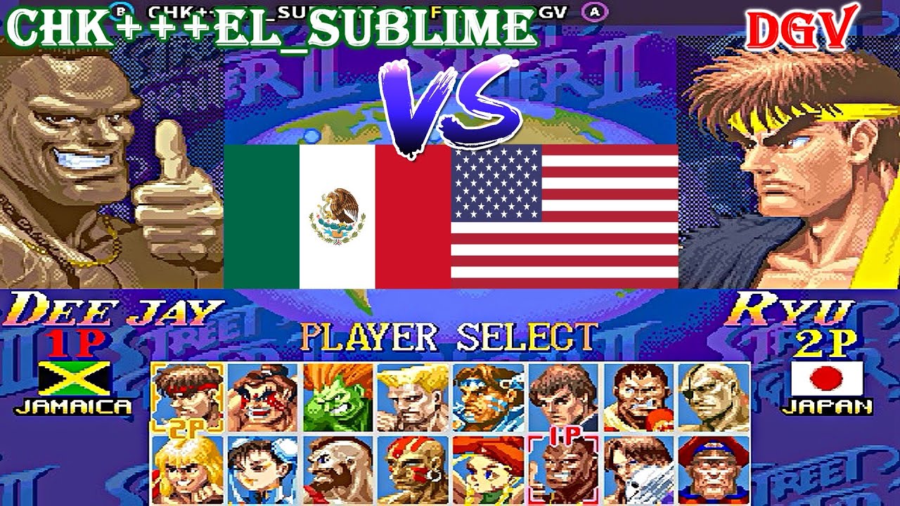 Super Street Fighter II X: Grand Master Challenge -  CHK+++EL_SUBLIME vs DGV FT5