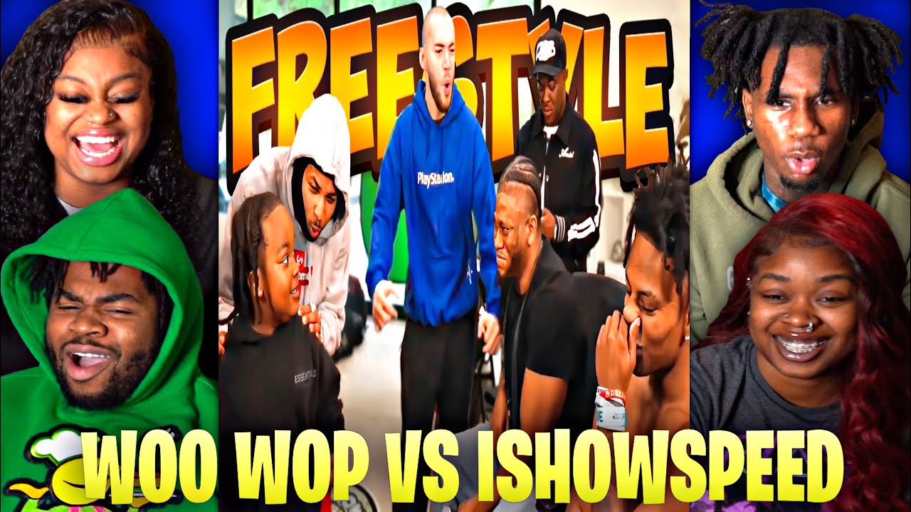 WOO WOP AND ISHOWSPEED BATTLE RAP 😂🔥 | REACTION