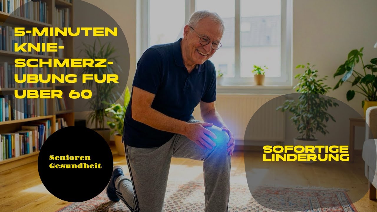 5-Minuten Knie-Schmerz-Übung für über 60: Sofortige Linderung