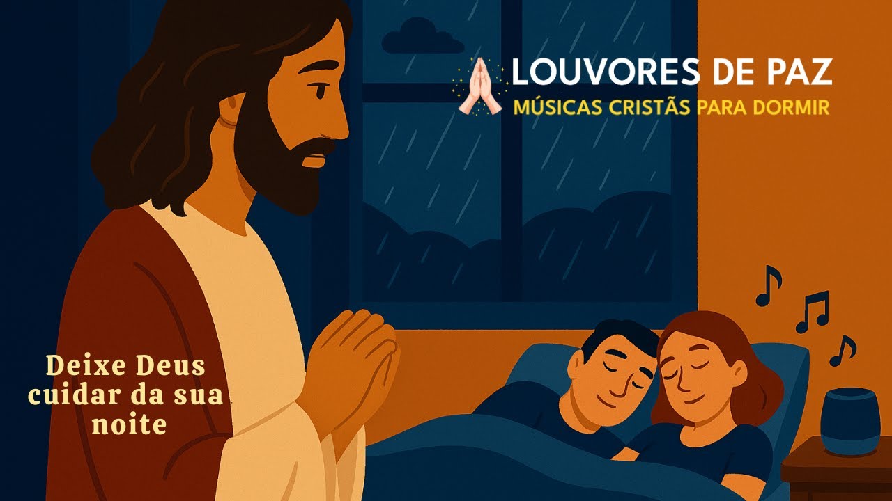 Deixe Deus Cuidar da Sua Noite, Louvores de Paz Para Dormir com o Coração Tranquilo