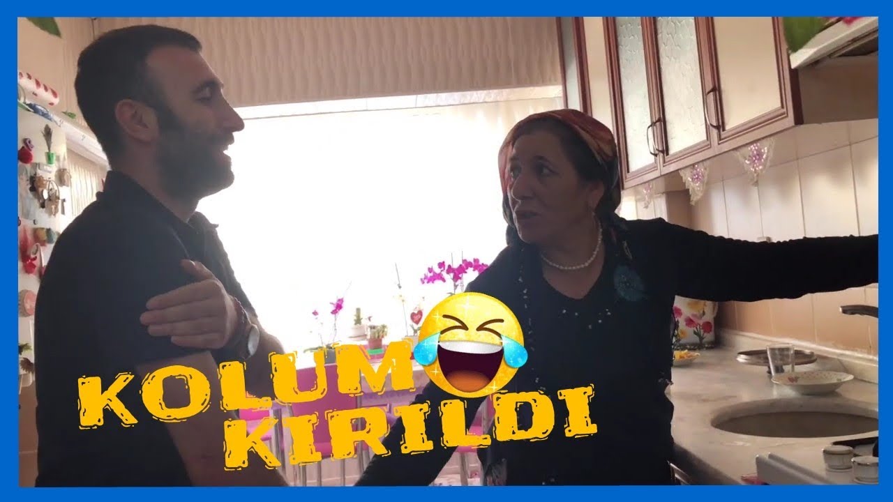 ANNEME KOLA ŞAKASI YAPTIM (KOLUM KIRILDI)