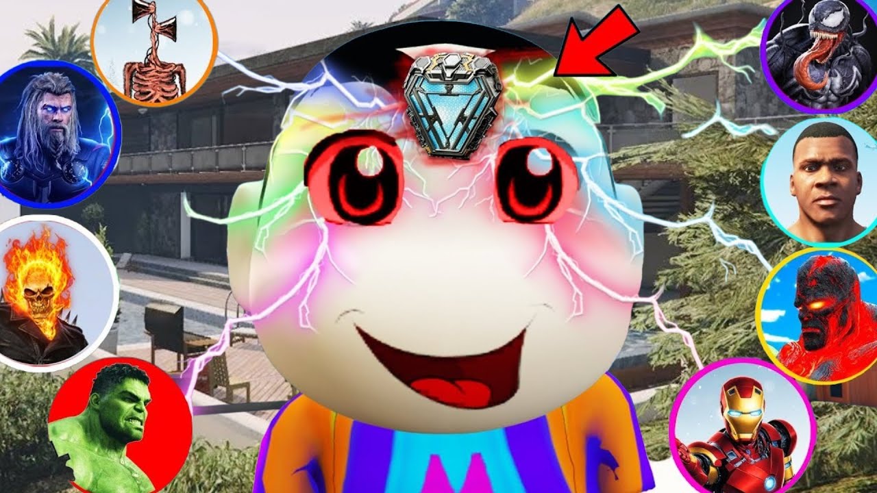 GTA 5 : Shinchan Joins AVENGERS TEAM And Become New Superhero In GTA 5!