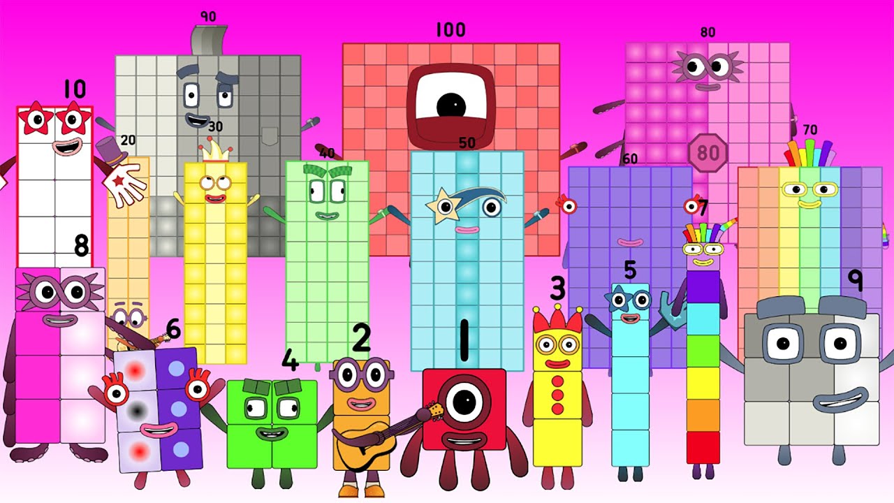 The Ultimate Battle Looking For Lyrics’s Numberblocks Band (1-100) | Compilation Numberblocks