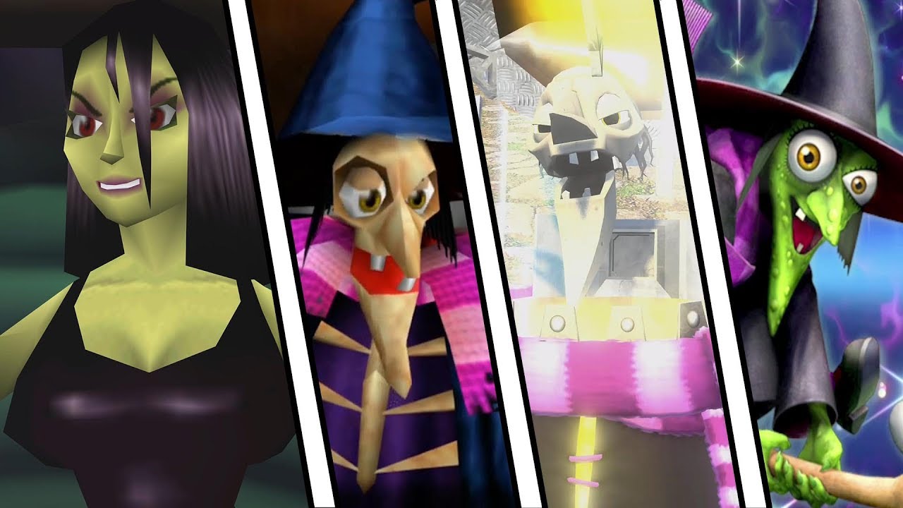 Evolution of Gruntilda from Banjo Kazooie ( 1998 - 2019)