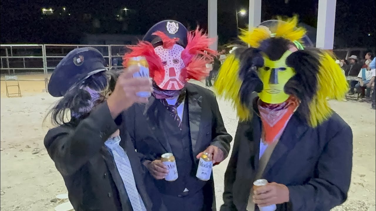 Carnaval en barrio san Pedro San Juan Mixtepec región mixteca de Oaxaca México 