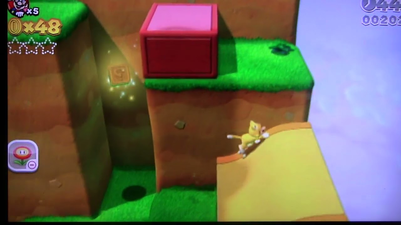 Super Mario 3D World – World 1-3 Mount Beanpole【Wii U | Calm Retro Gaming】