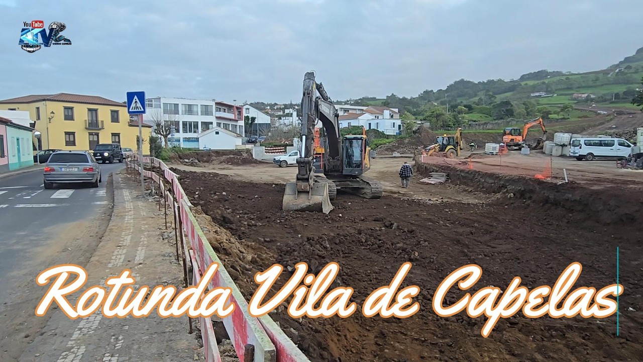Obras da Variante Ponta Delgada & Santo António Com Saida para Vila de Capelas 20 02 2026