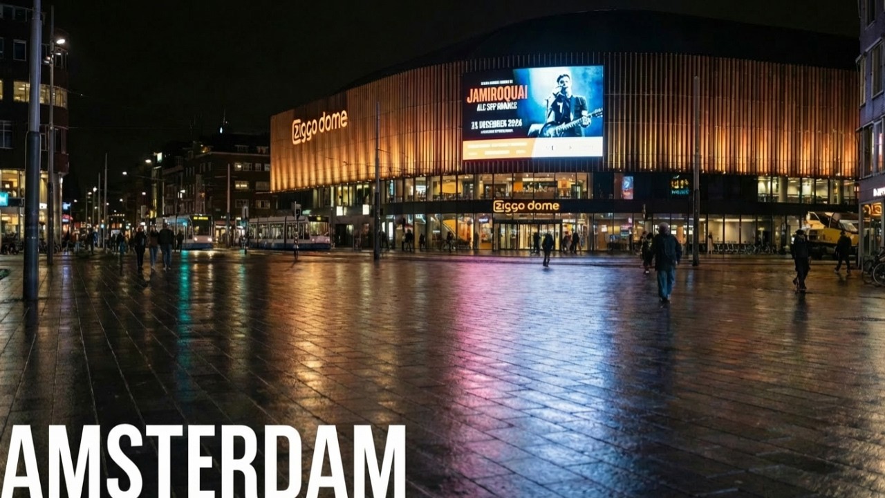 Ziggo Dome Concert Night Walk Amsterdam | Jamiroquai Fans & City Vibes | 44Unbound