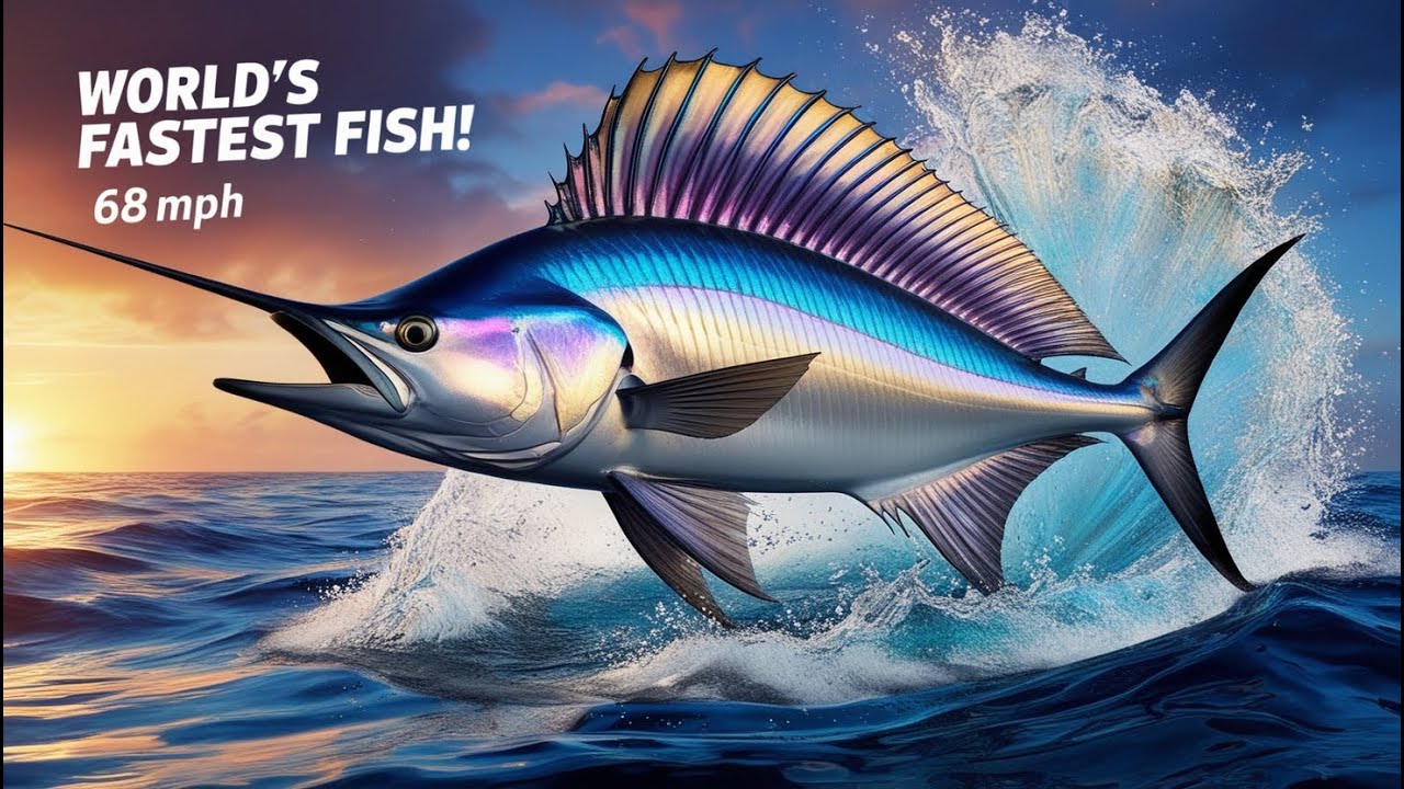 Sailfish: The Fastest Fish on Earth! 🌊💨 (68 MPH Ocean Predator)