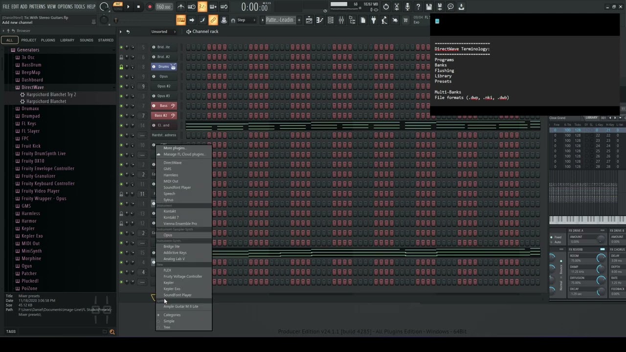FL Studio Tutorial: DirectWave Terminology (Programs, Banks, Library, Multi-Banks, etc.)