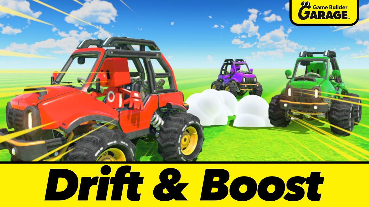 Let’s Recreate Mario Kart Drifting and Turbo Boosting in Game Builder Garage (It's Not Easy)