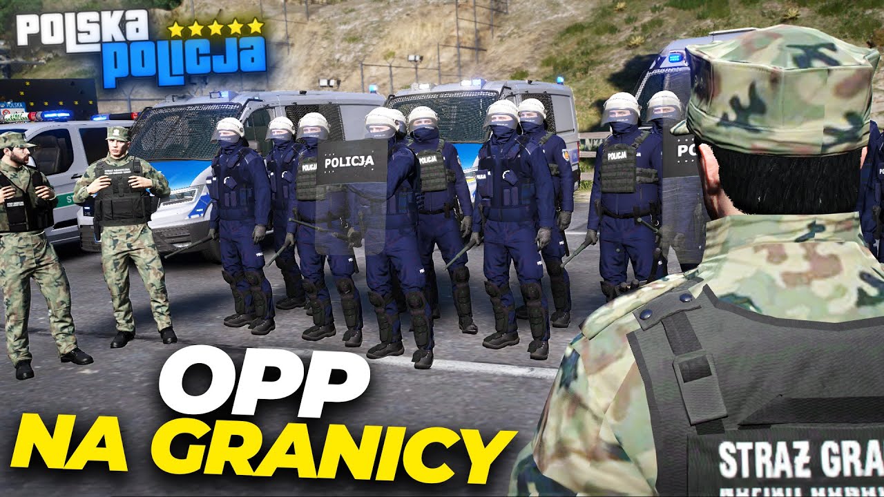 Polska Policja - ATAK IMIGRANTÓW NA GRANICY😮| OPP
