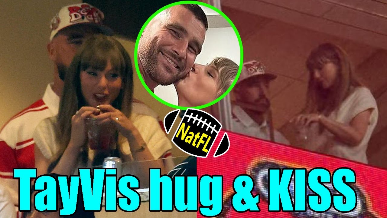 OMG! Travis Kelce happily hugs Taylor Swift in the VIP suite at Arrowhead Stadium