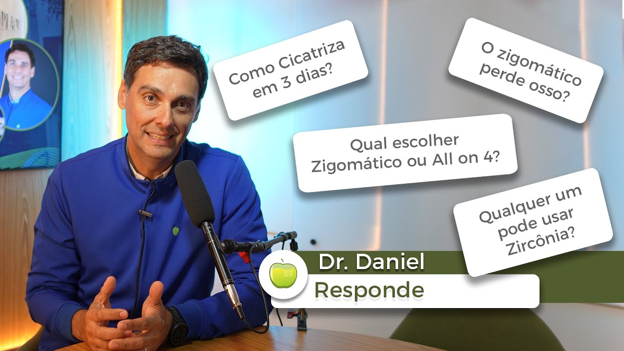 Qualquer um pode usar Zircônia? Zigomático ou All on 4? - Dr Daniel Responde - Implantes Dentários