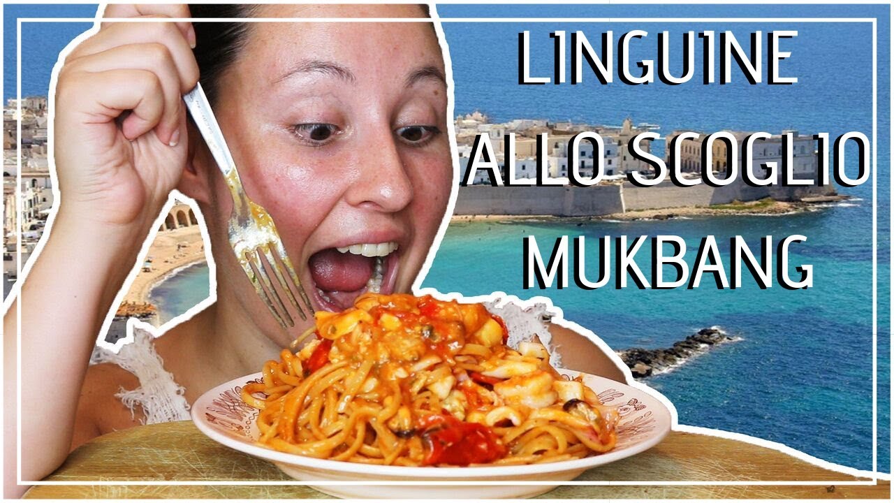 LINGUINE ALLO SCOGLIO MUKBANG EATING SHOW ITA #40 - Il miglior piatto della mia vita!