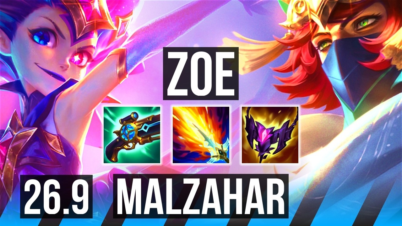 ZOE vs MALZAHAR (MID) | KR Master | 26.9