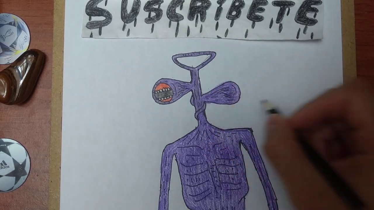 DIBUJÓ a 😱SIREN TUBBIE😮 la FUSIÓN DE SIREN HEAD y TINKY WINKY