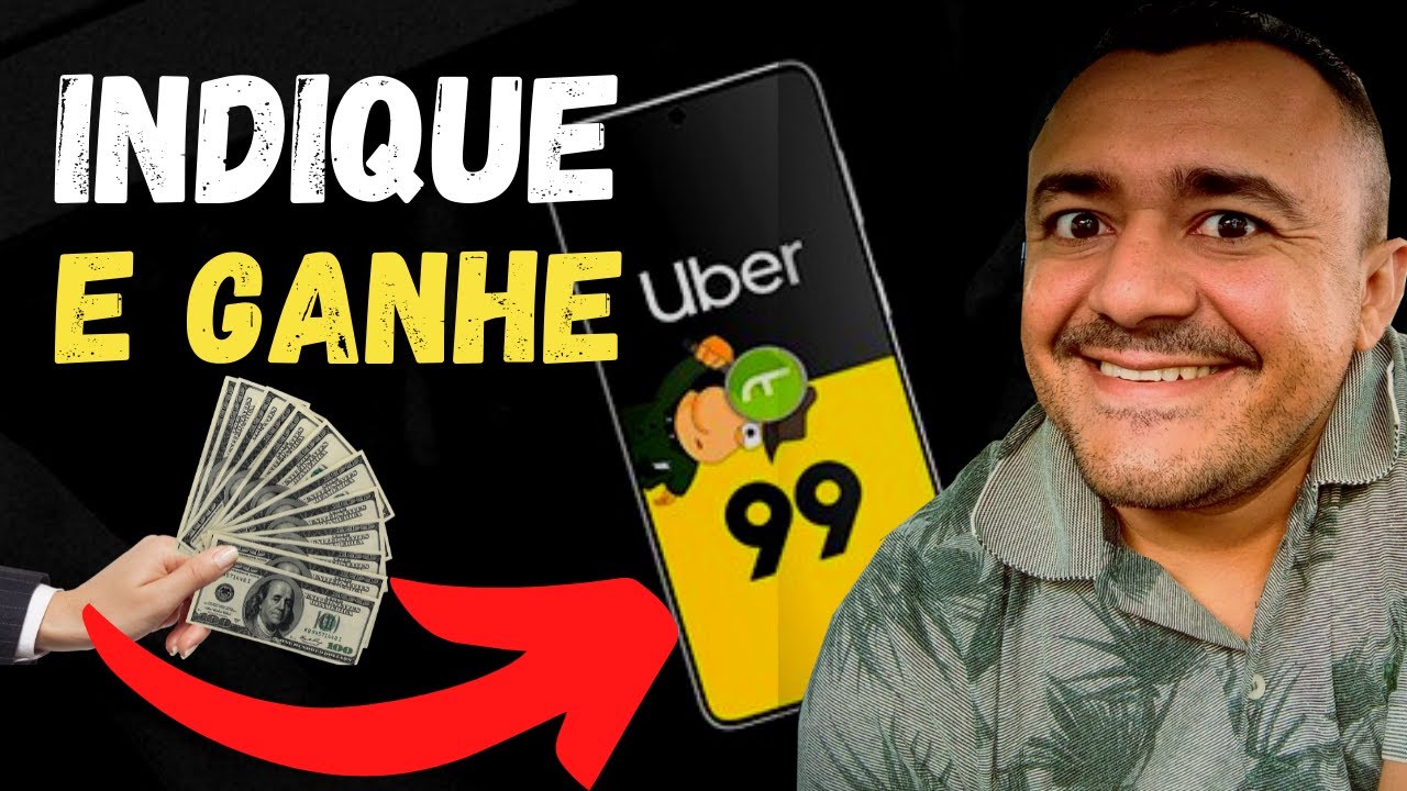 Como Funciona o indique E Ganhe Uber 99Pop Para Motoristas!