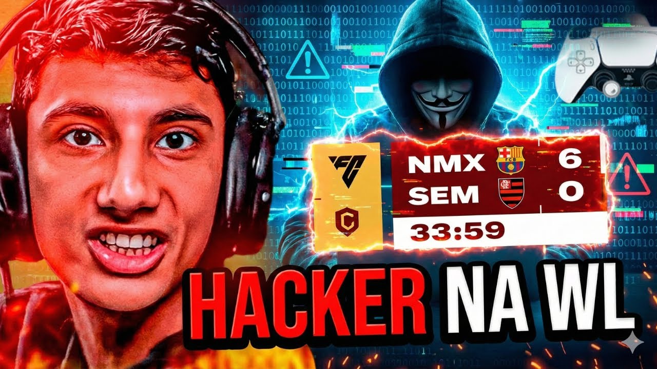 PAIVINHA TOMA 6x0 NO PRIMEIRO TEMPO DE PARTIDA NO EA FC 26 E ACUSA O ADVERSÁRIO DE SER HACKER 😱