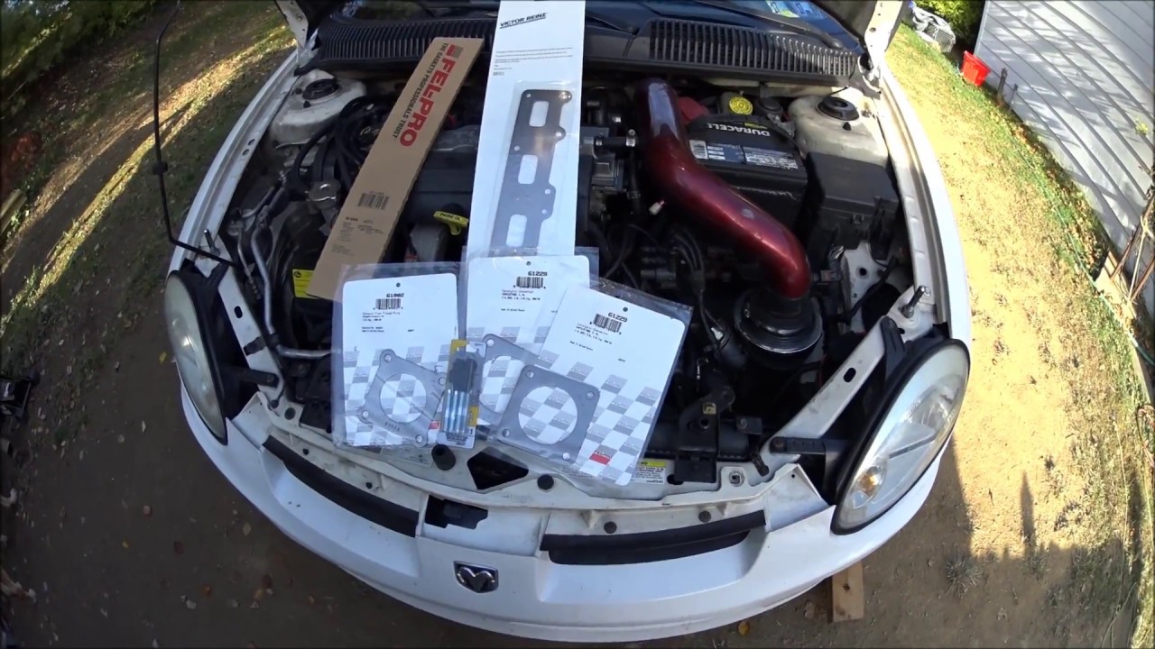 srt4 exhaust manifold gasket replacement and broken stud removal