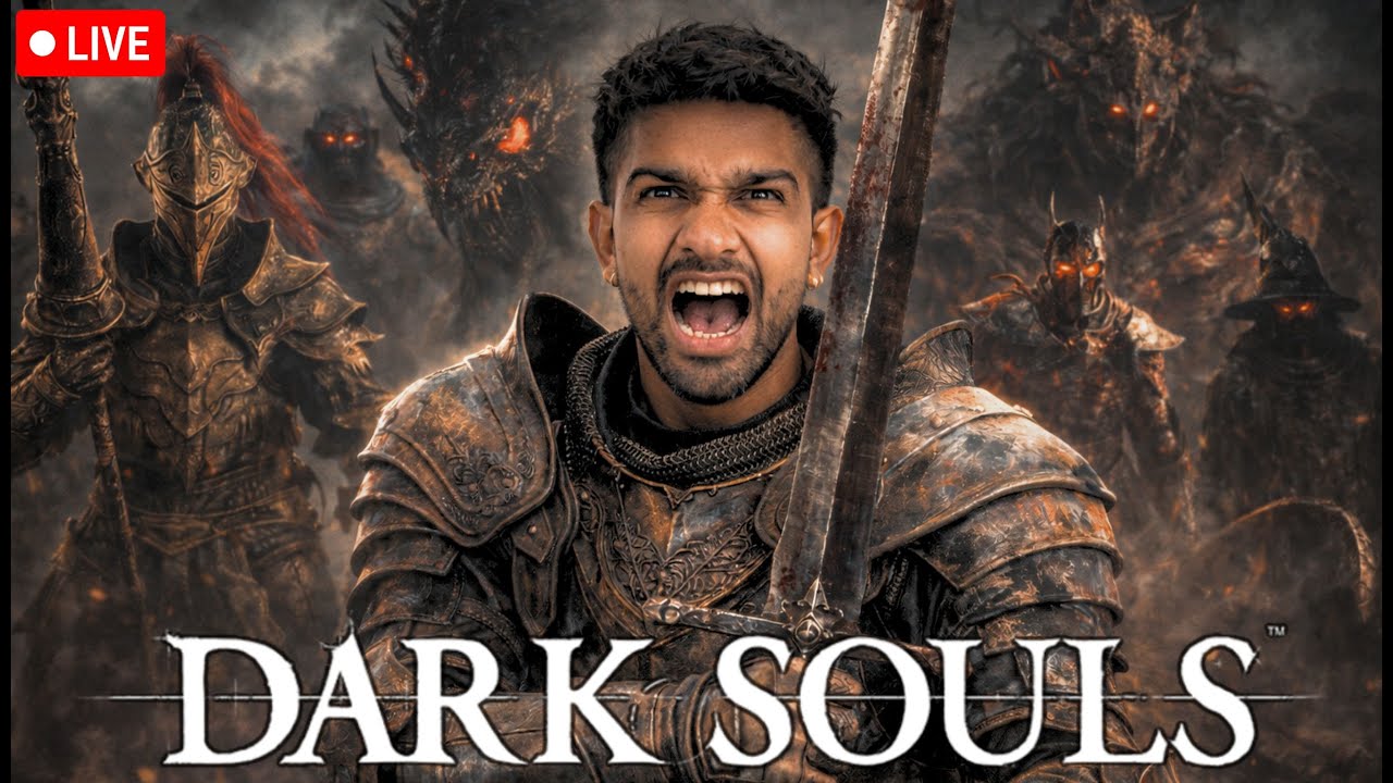 Dark Souls LIVE  Can I Survive This Nightmare? | Minecraft Later 💀🔥
