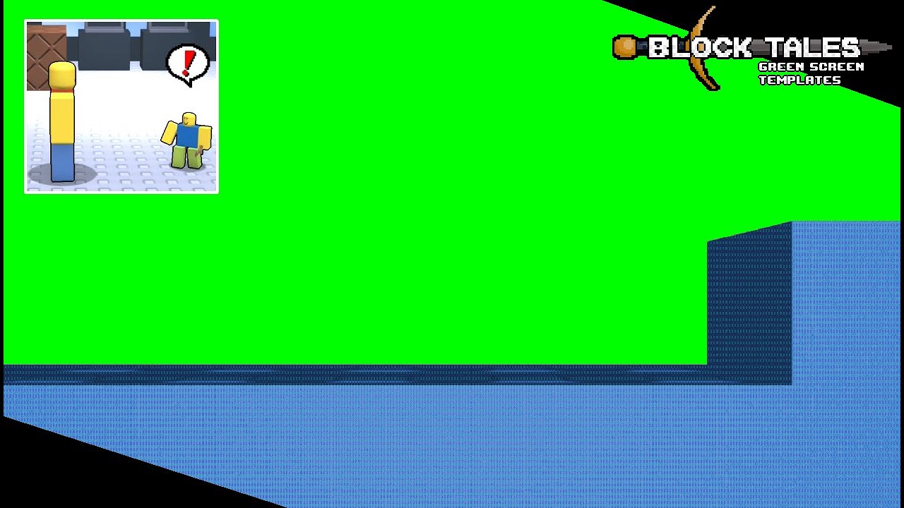 Block Tales - Battle Transition Green Screen Template