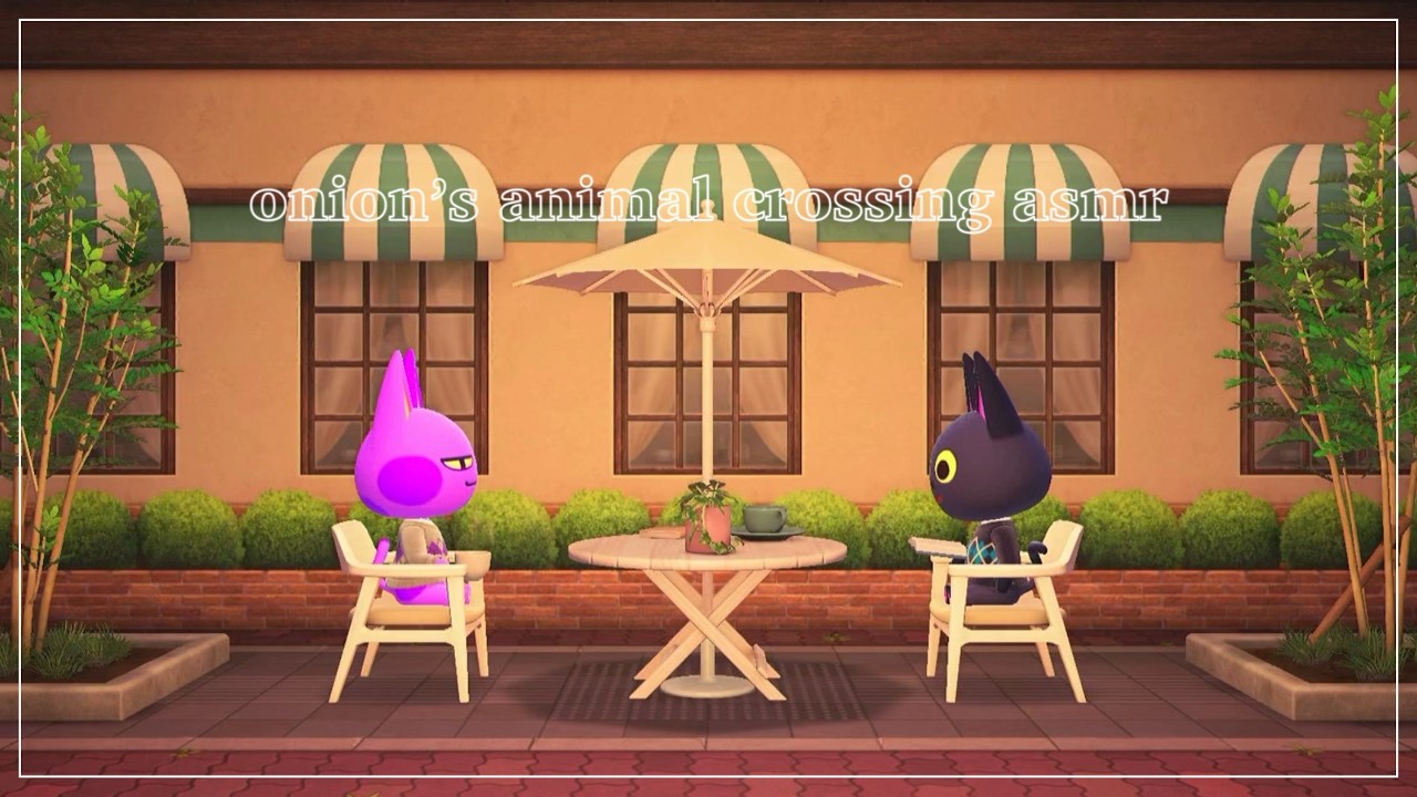 Quiet Afternoon at a Terrace Cafe ☕ | Animal Crossing ASMR