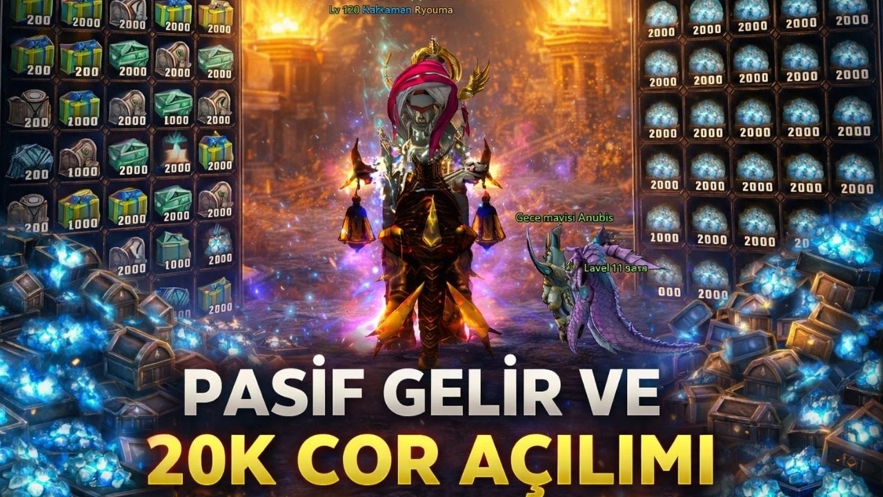 PASİF GELİR VE 20K COR A&Ccedil;LIMI ROHAN2WORLD #rohan2 #rohan2world B&ouml;l&uuml;m12