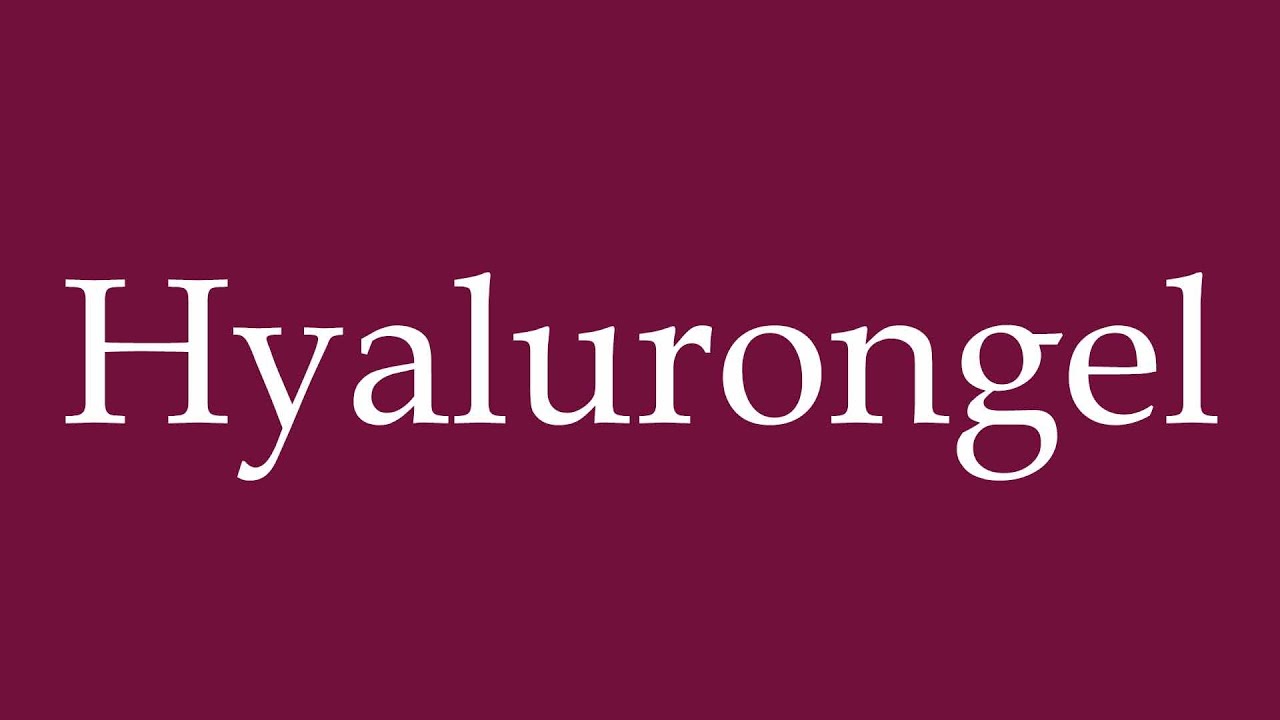 How to Pronounce ''Hyalurongel'' (Hyaluronic gel) Correctly in German