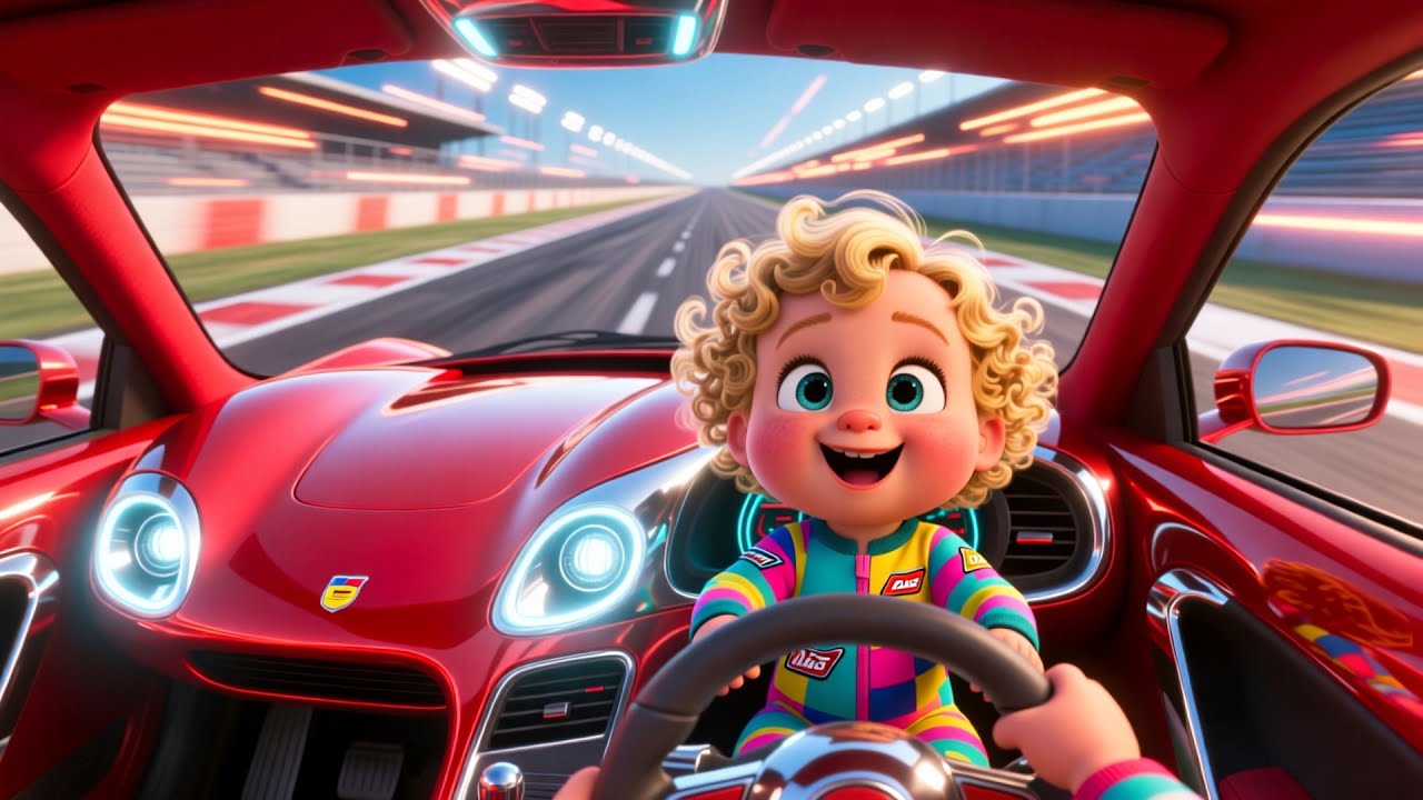 Zoom Zoom Race Car 🏎️💨 | Fun Racing Car Song for Kids | Preschool Educational Video