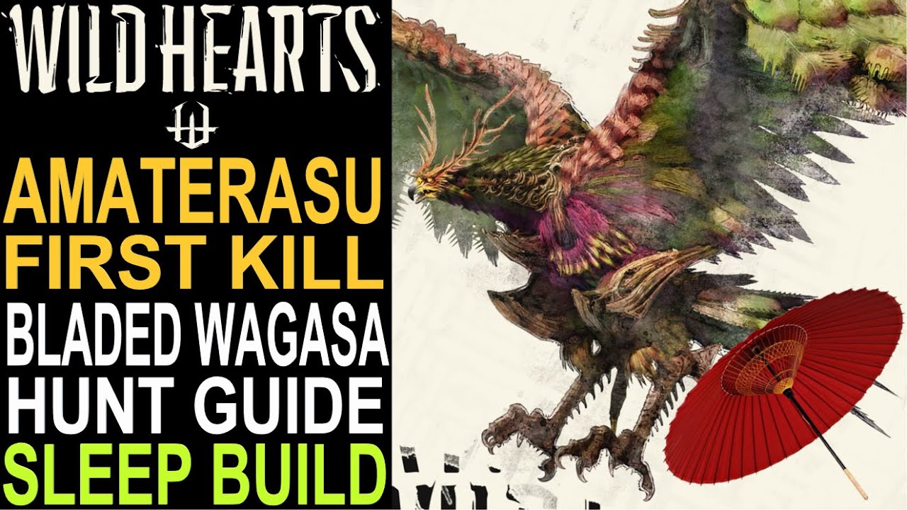 Wild Hearts Amaterasu Commented Hunt With Bladed Wagasa Sleep Build. SPOILERS