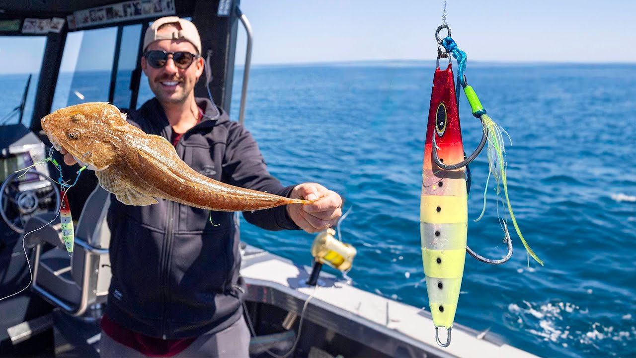 Why jigging is so much fun! (Jigging Flathead)