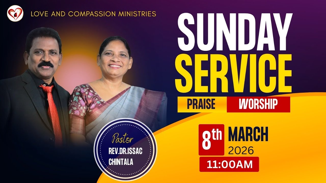 Sunday Worship Service || 2nd Service || Rev.Issac Chintala