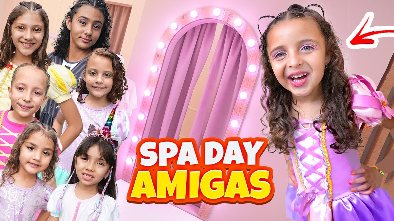 BELLA TEM UM DIA DIVERTIDO COM AMIGAS - FAM&Iacute;LIA BELLA LISA SHOW