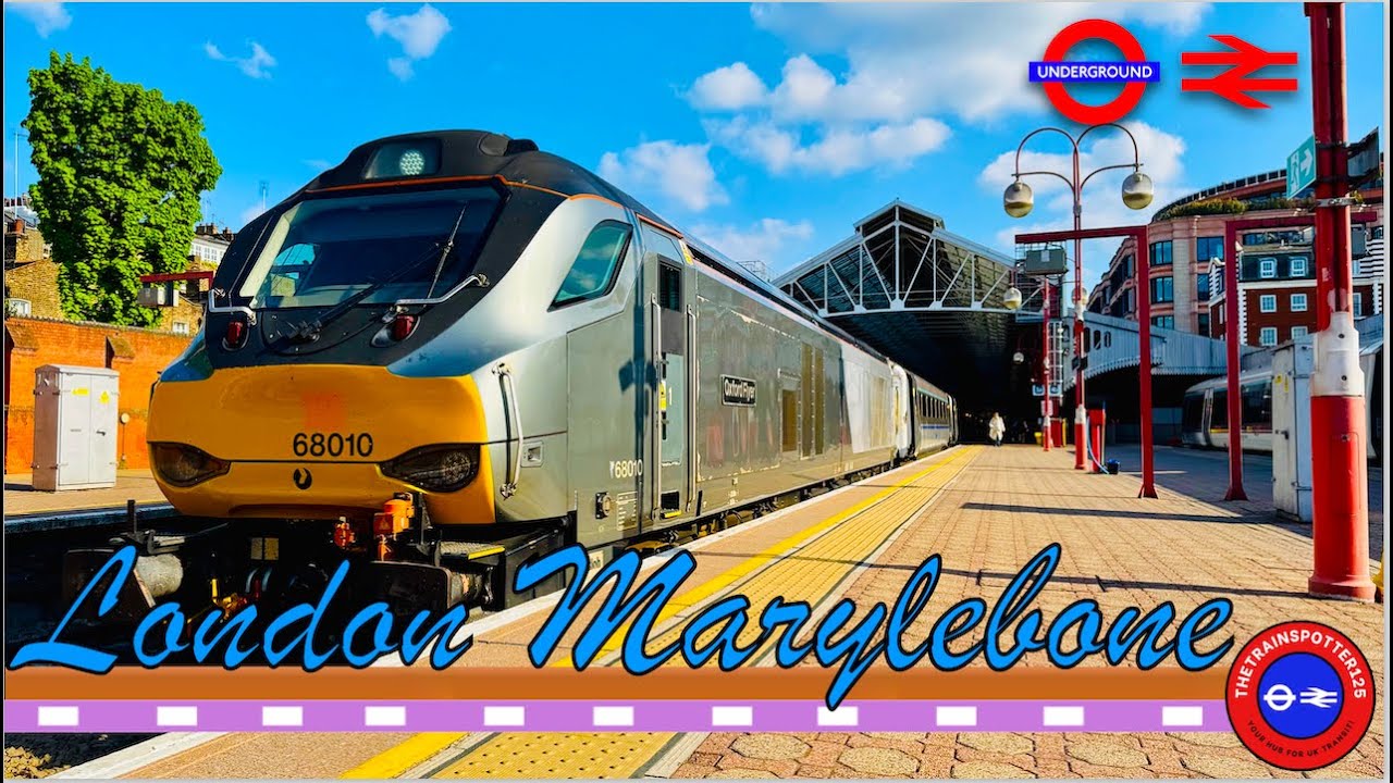 NEW!! Trains at London Marylebone Railway Station - CHML (24/04/2025)