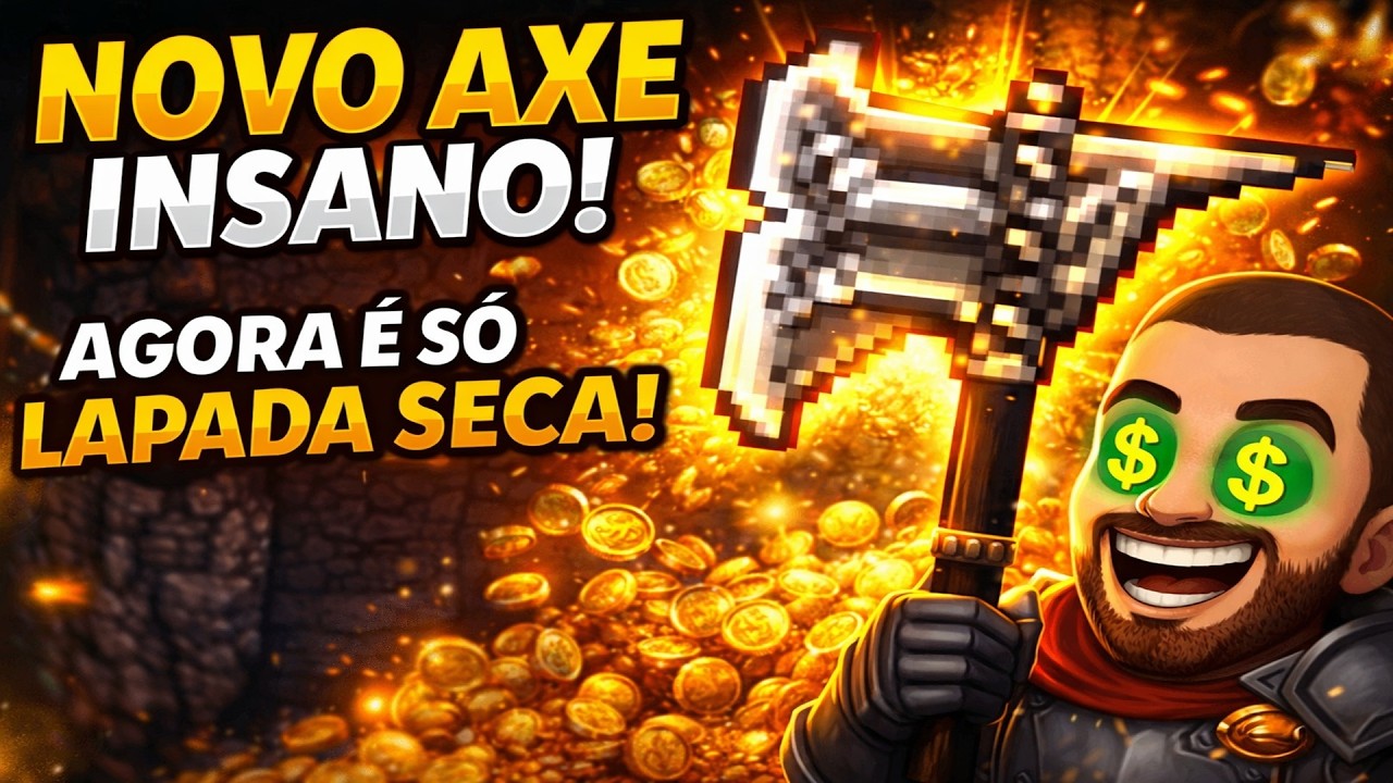 NOVO AXE INSANO! Agora é só LAPADA SECA no farm da Premium!