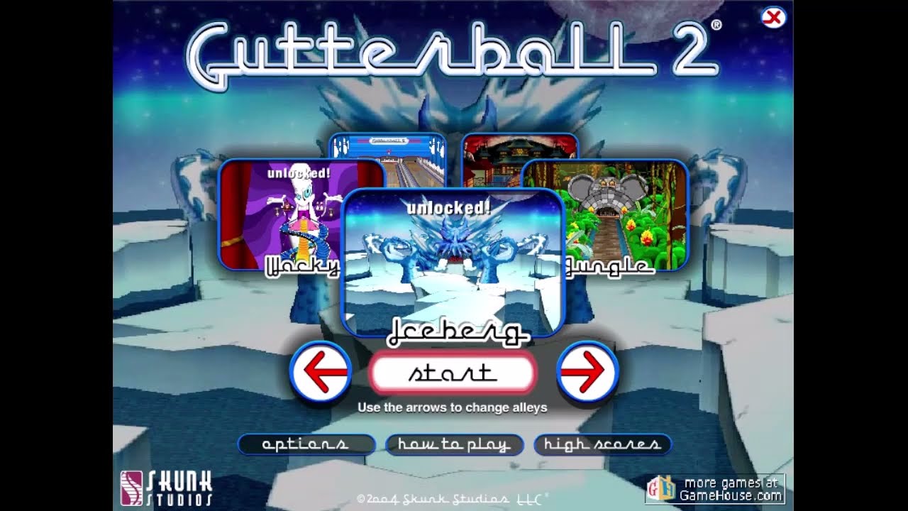 Gutterball 2 Full Version #4 Playing at iceberg lanes (How much did i get?)