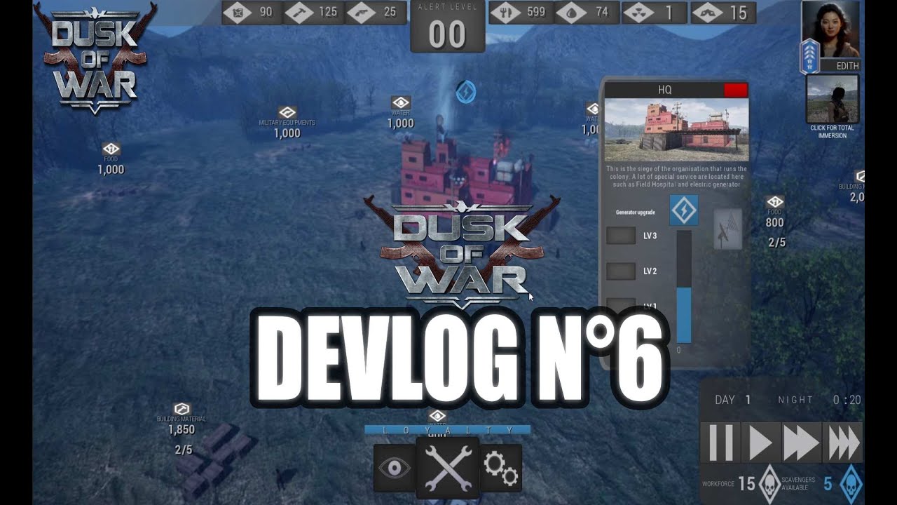 NEW survival Base building RTS game DUSK OF WAR devlog 5