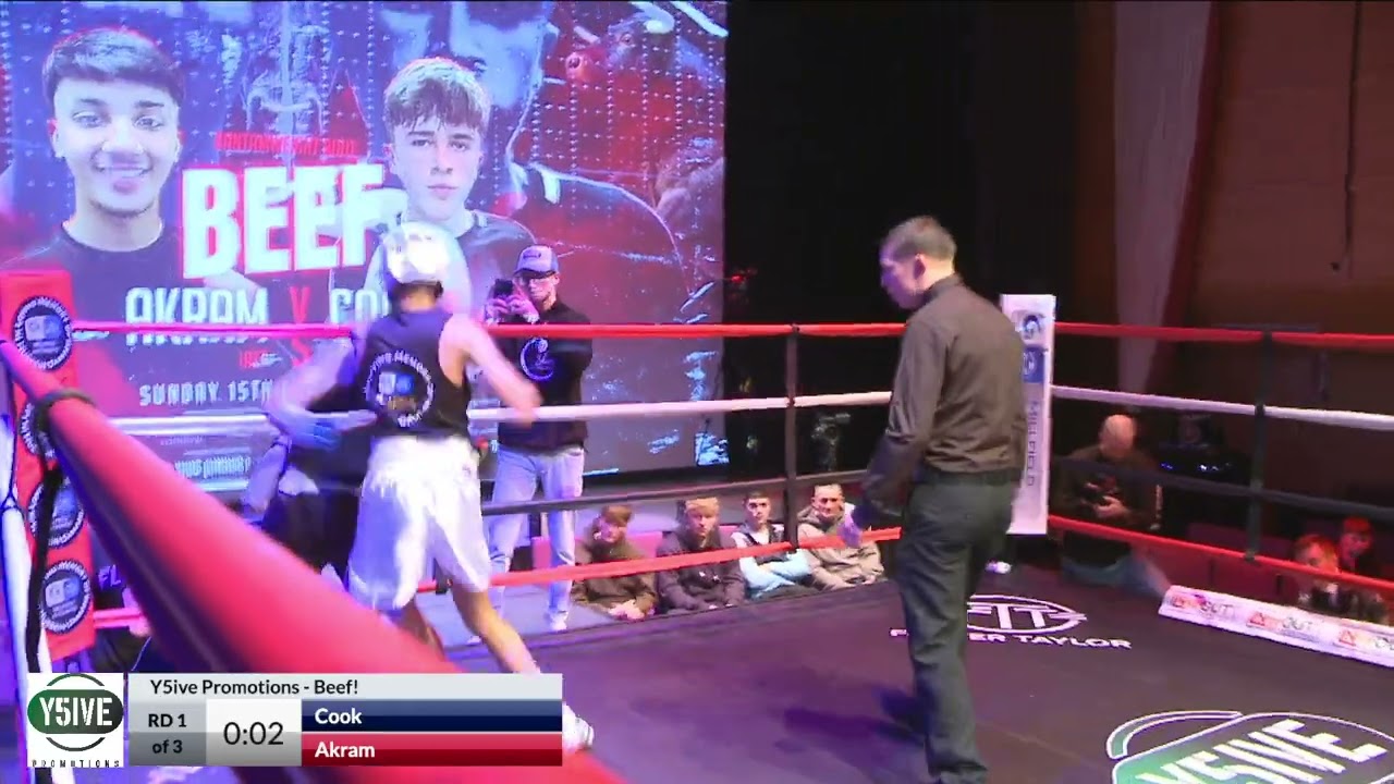 Blawal Jatt Akram V George Cook - Boxing from Y5ive Promotions on 15th Feb 2026