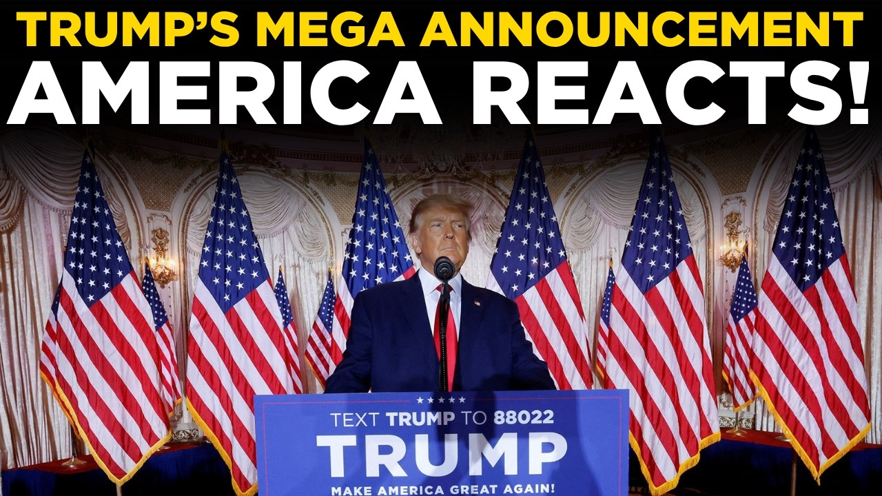 US NEWS LIVE: Trump Makes Major Announcement | Donald Trump Speech & Latest US News | TRUMP LIVE