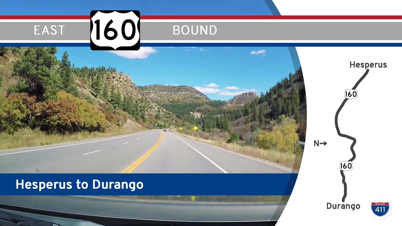 US Highway 160 - Hesperus - Durango - Colorado | Drive America's Highways 🚙