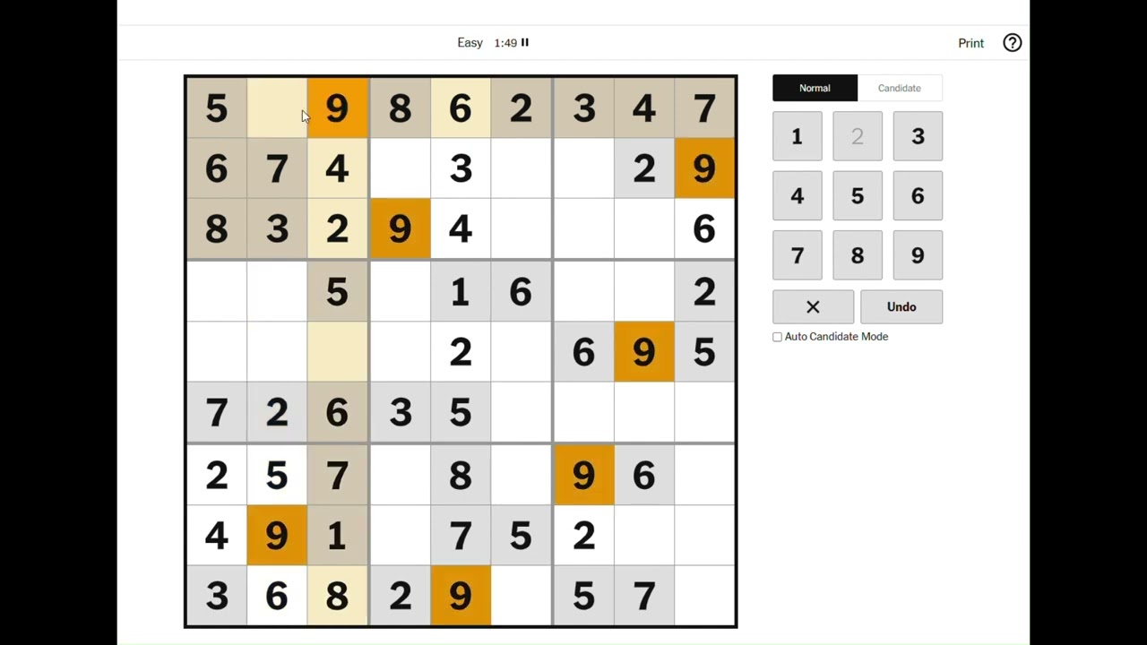How Fast Can You Solve Today's Easy Sudoku? | 13th Jan 2026 #sudoku #dailypuzzle #gaming