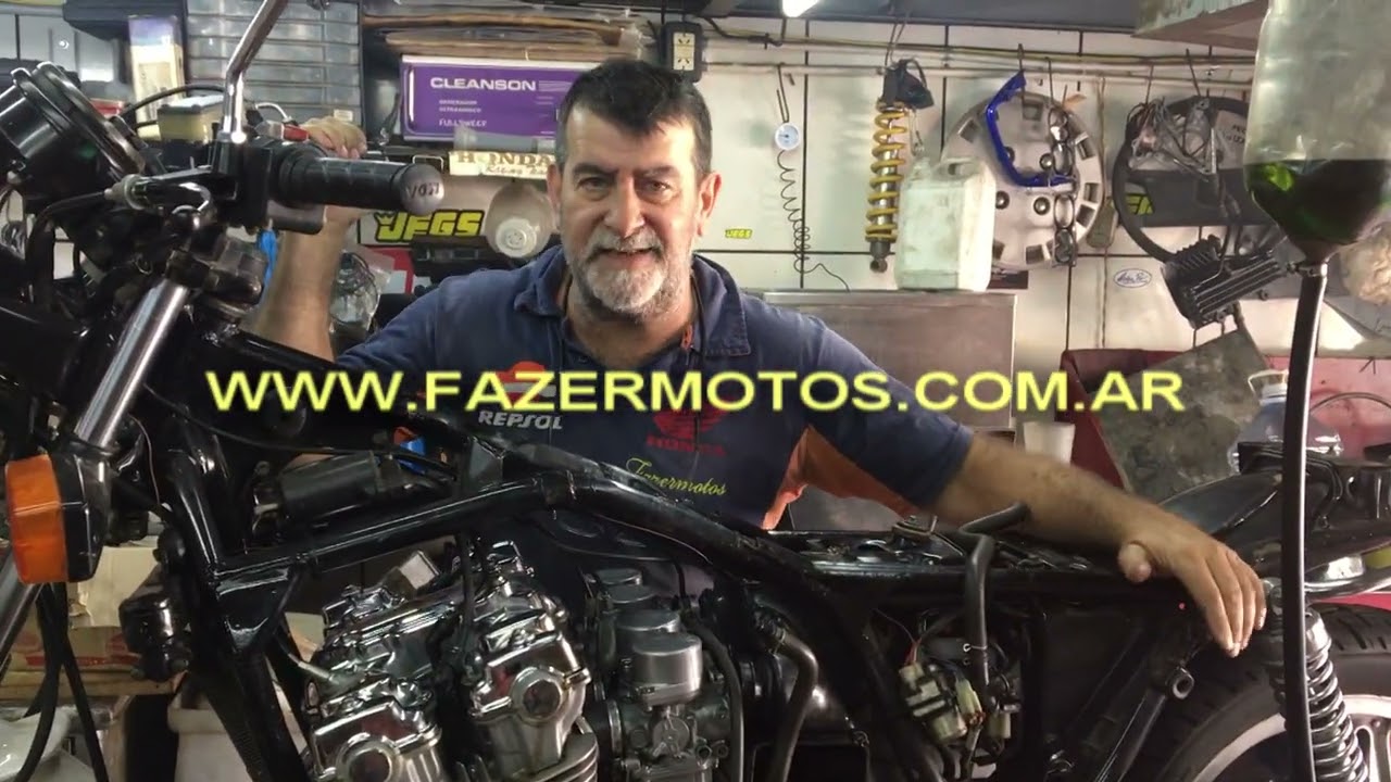 Reparando motor Honda CB 900 F Bol D`or