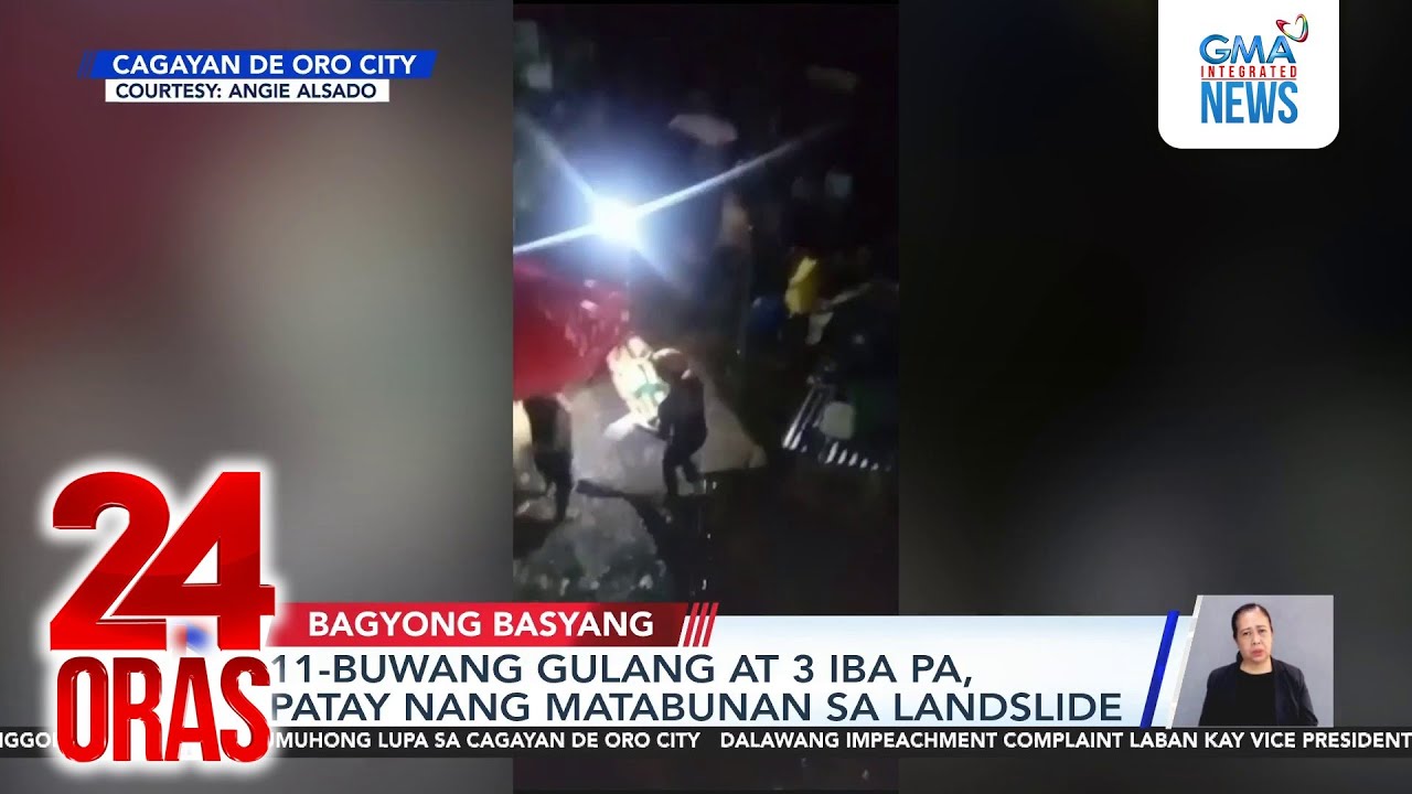 Landslide caused by #BasyangPH kills 11-month old, 3 others | 24 Oras