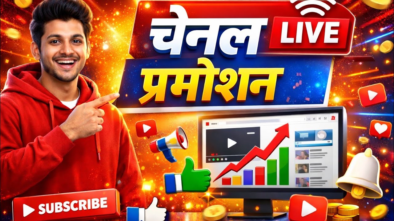 Live channel promotions