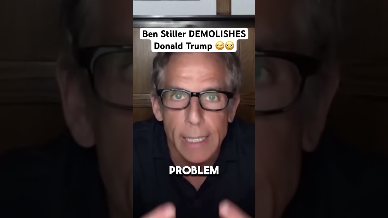 Ben Stiller DEMOLISHES Trump #election #politics #trump #kamalaharris #benstiller